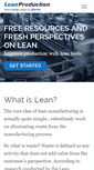 Mobile Screenshot of leanproduction.com